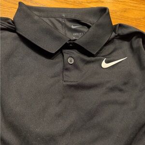 Nike Black Dri Fit Golf Polo Kids XL